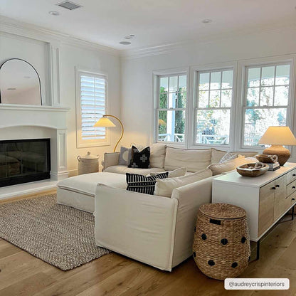 Natural Jute Rug - Eco-Friendly Hand Woven Floor Decor