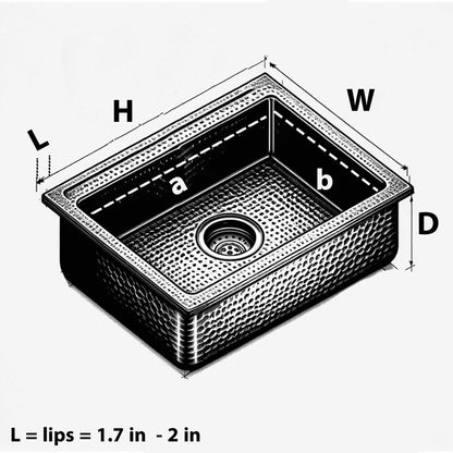 Copy of sink dimensions