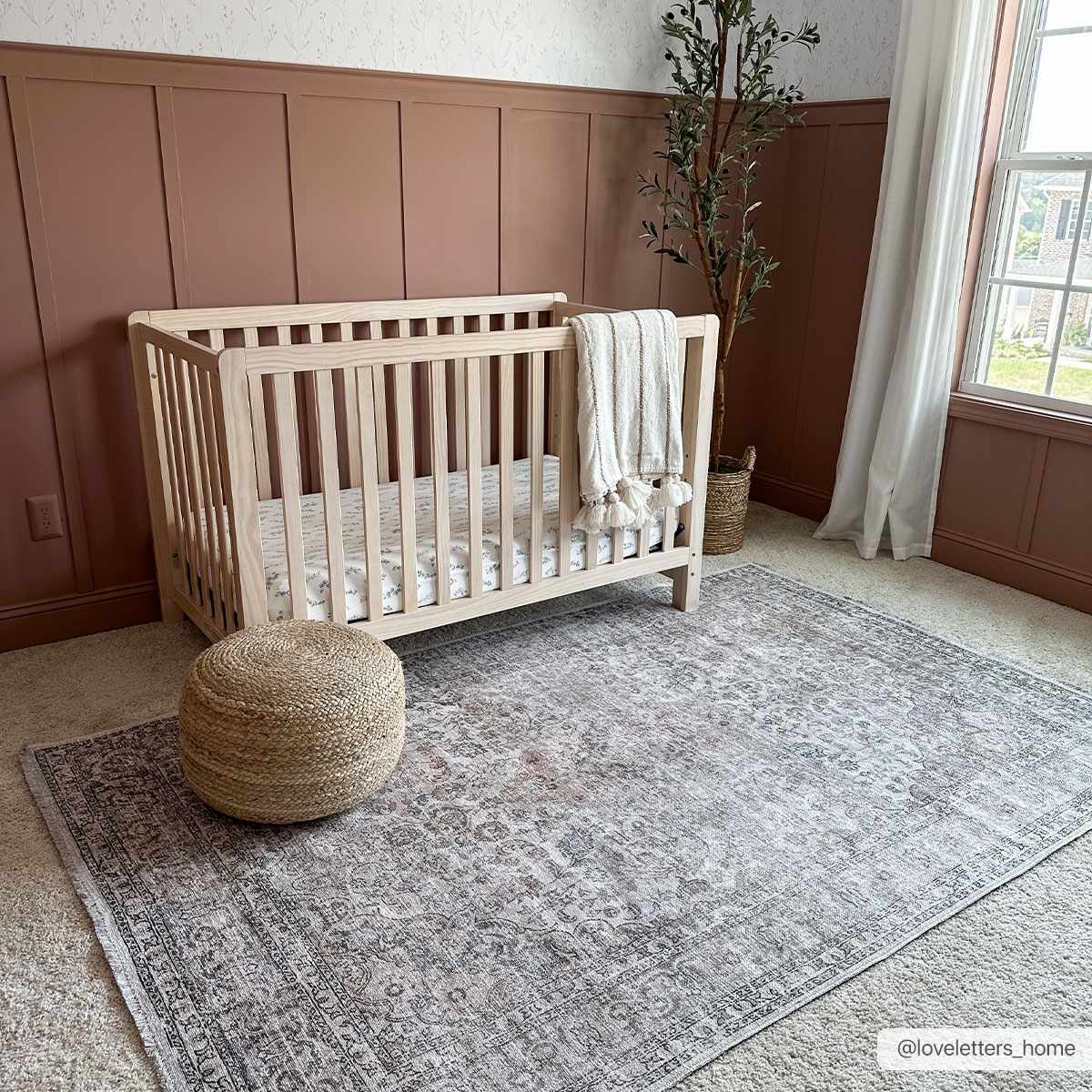 Washable Cream Area Rug - Soft Stylish Home Decor