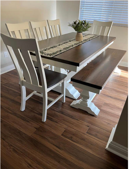 Herringbone Bench For Matching Herringbone Table Set At 18 Inch Standard Height