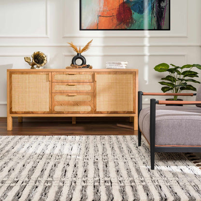 Nava Area Rug - Modern Geometric Living Room or Bedroom Decor