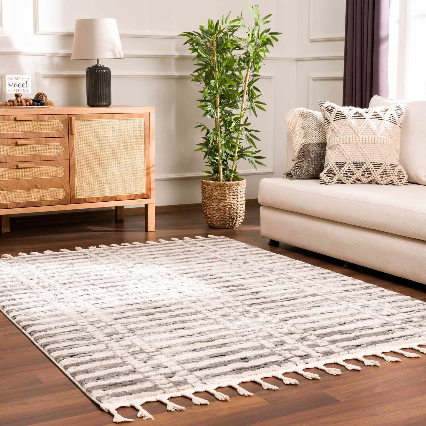Nava Area Rug - Modern Geometric Living Room or Bedroom Decor