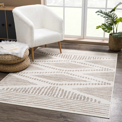 Beige Area Rug - Elegant Neutral Floor Decor for Modern Spaces