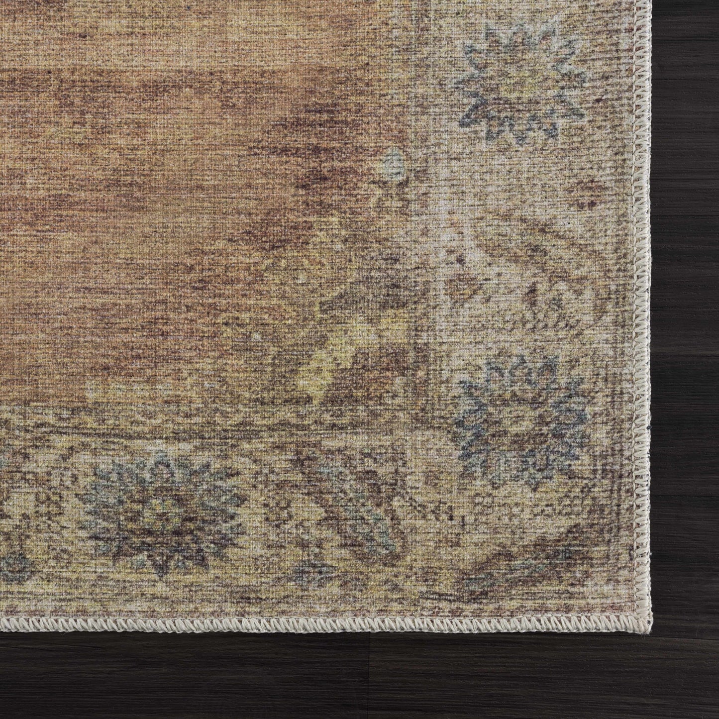 Powhatan Washable Area Rug - Soft Durable Stylish Home Décor