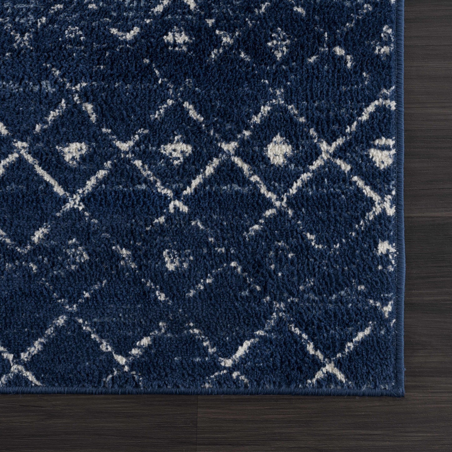 Tigrican Navy Area Rug - Elegant Modern Home Décor Rug