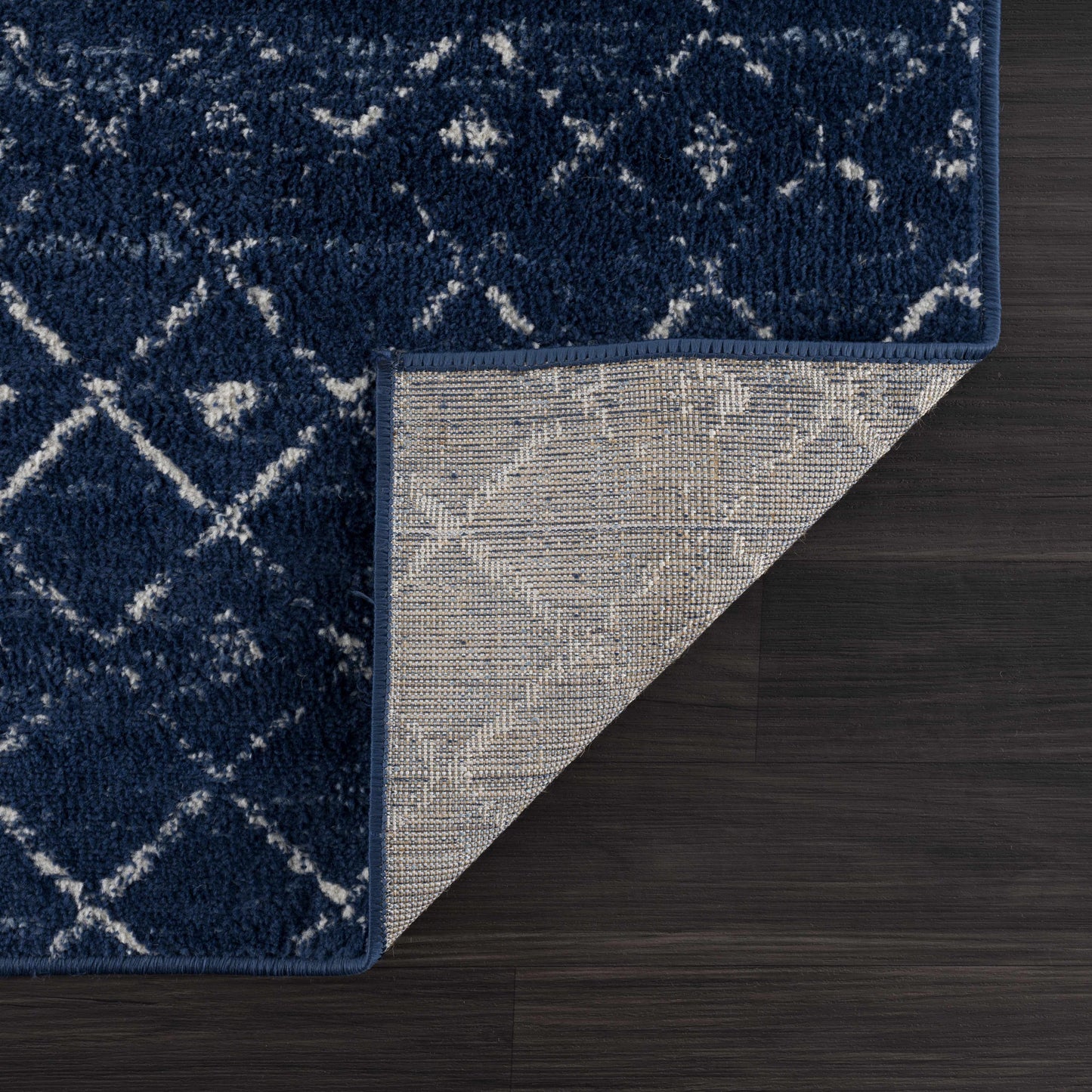 Tigrican Navy Area Rug - Elegant Modern Home Décor Rug