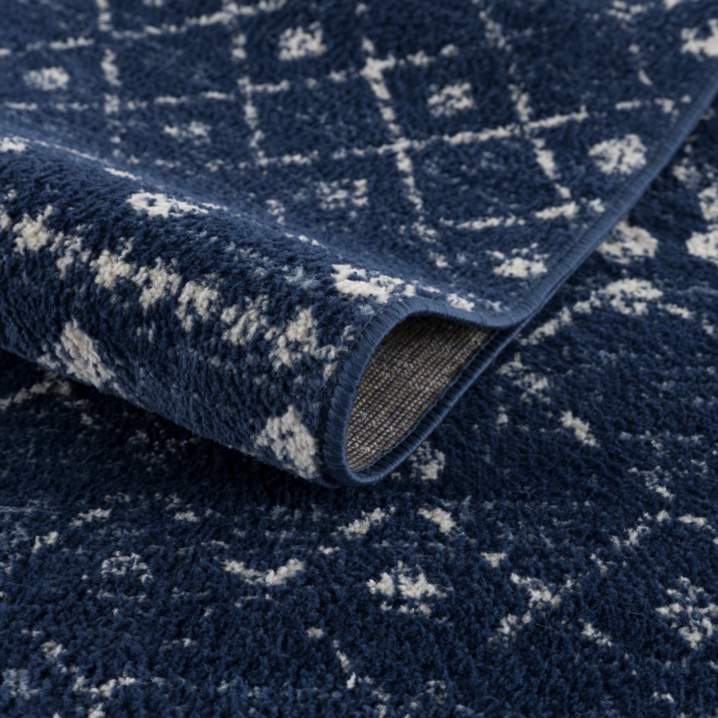 Tigrican Navy Area Rug - Elegant Modern Home Décor Rug