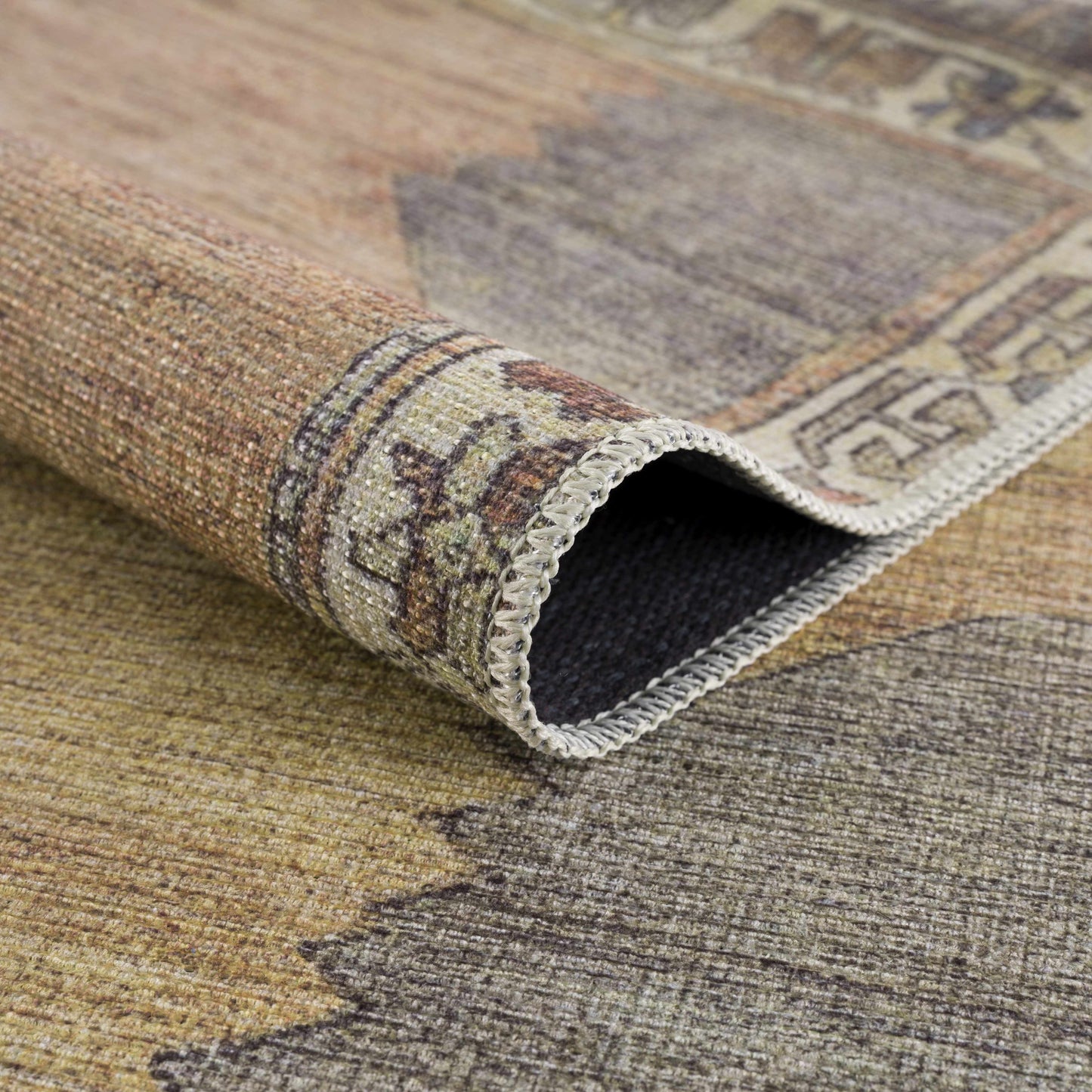 Medinah Washable Area Rug - Soft Durable Stylish Floor Covering