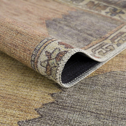 Medinah Washable Area Rug - Soft Durable Stylish Floor Covering
