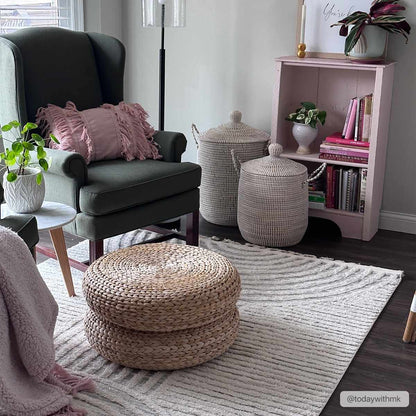 3D Rainbow Tassel Area Rug - Vibrant Home Decor