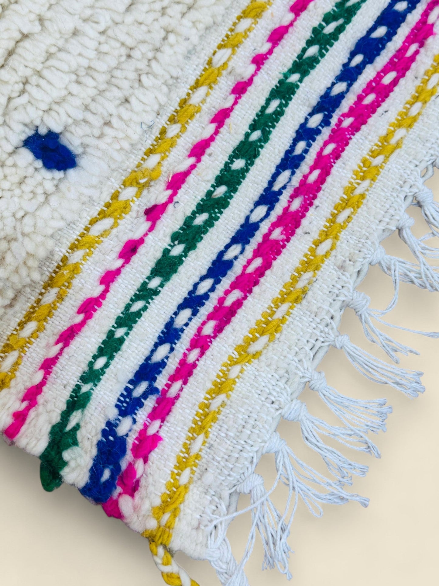 Bohemian Moroccan wool rug