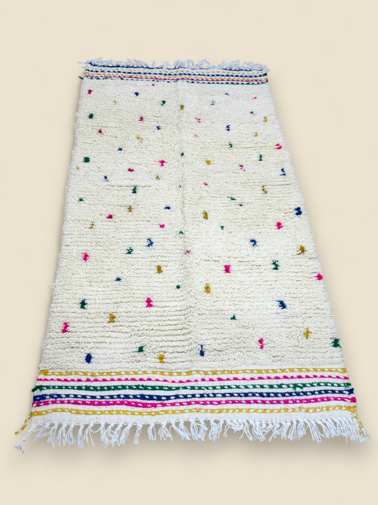 Handmade tribal wool rug