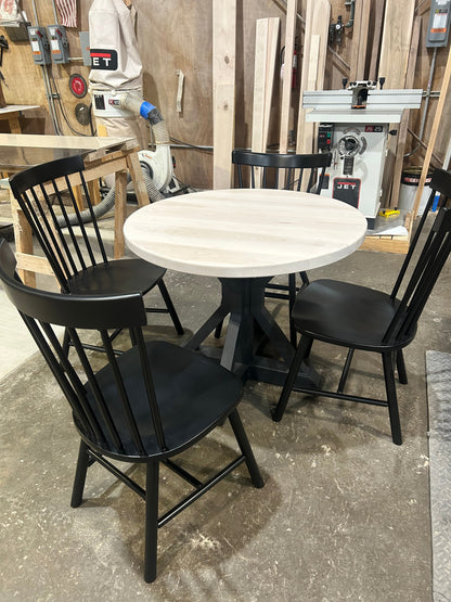 Dining table with base
