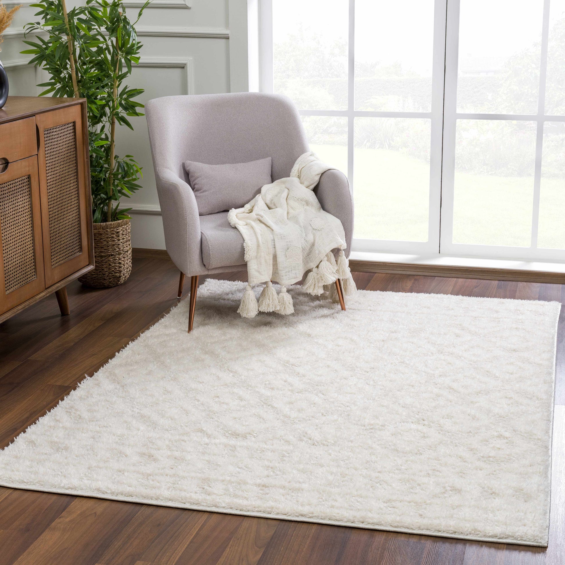 Warm neutral rug