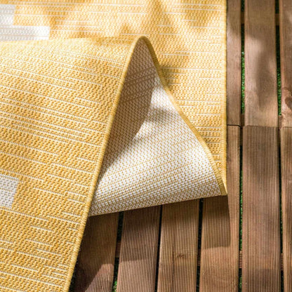 Yellow Outdoor Rug - Djugun Collection for Stylish Patios