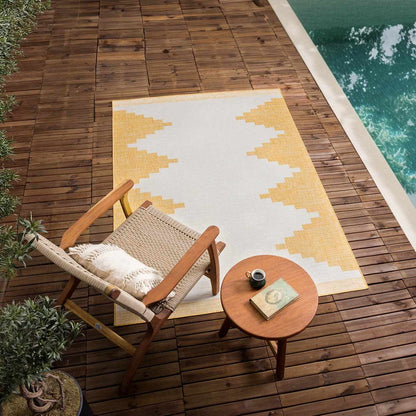 Yellow Outdoor Rug - Djugun Collection for Stylish Patios