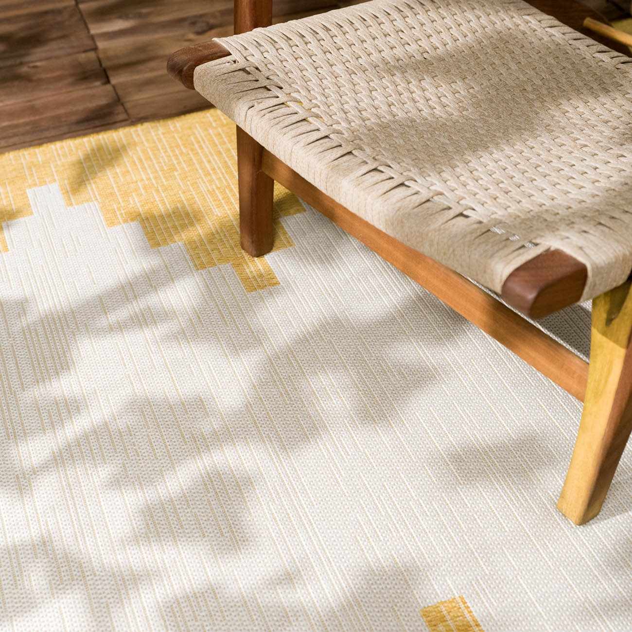 Yellow Outdoor Rug - Djugun Collection for Stylish Patios