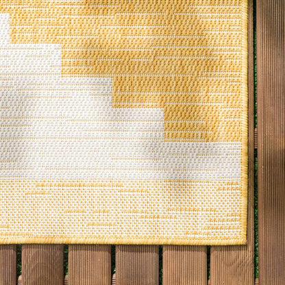Yellow Outdoor Rug - Djugun Collection for Stylish Patios