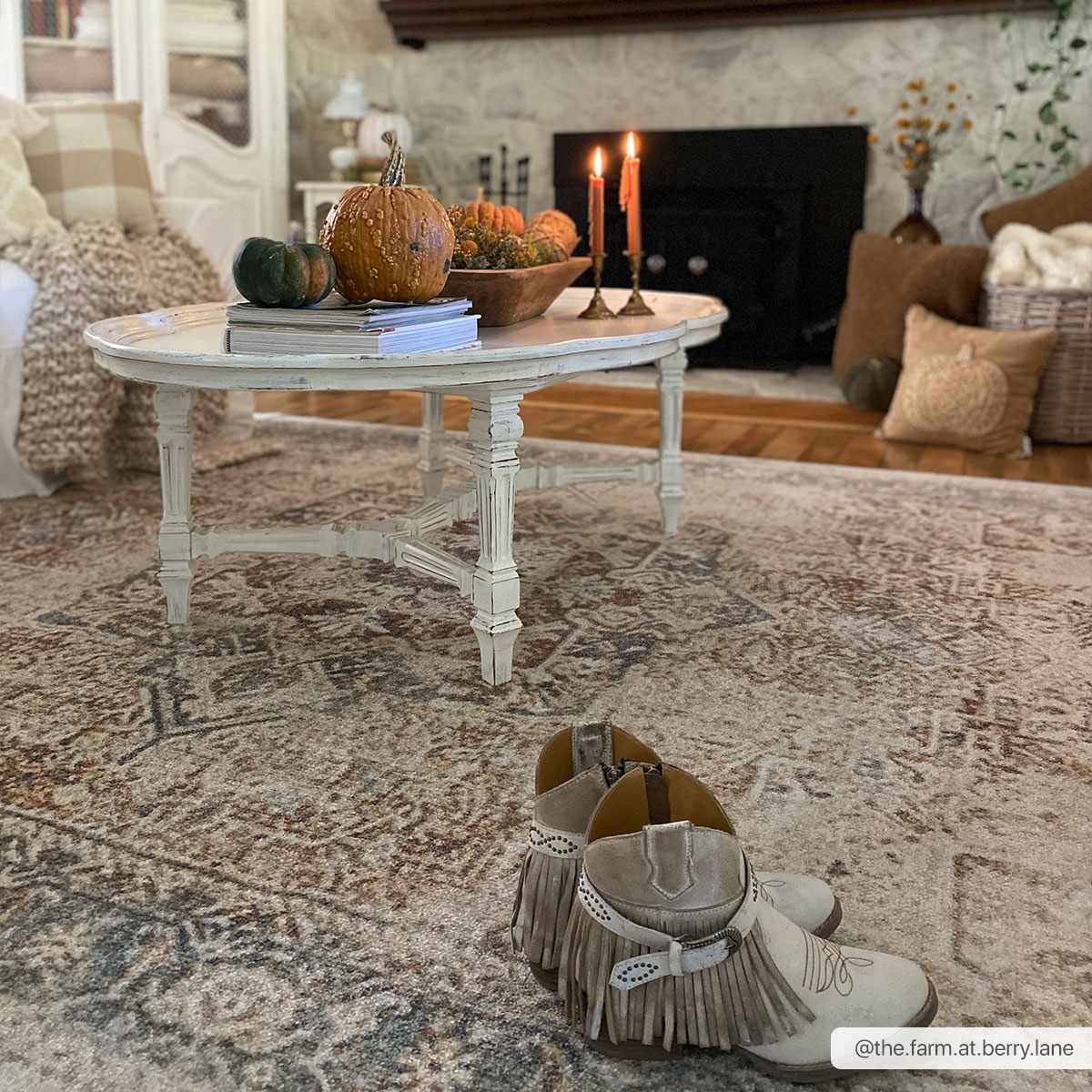 Heritage Washable Area Rug - Classic Flat Pile Design for Easy Care