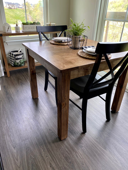 Single X Chair Modern Dining Seat That Pairs With Tables And Is Stainable To Match