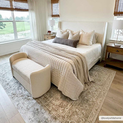 Gael Design Washable Flat Pile Rug - Stylish Modern Home Decor