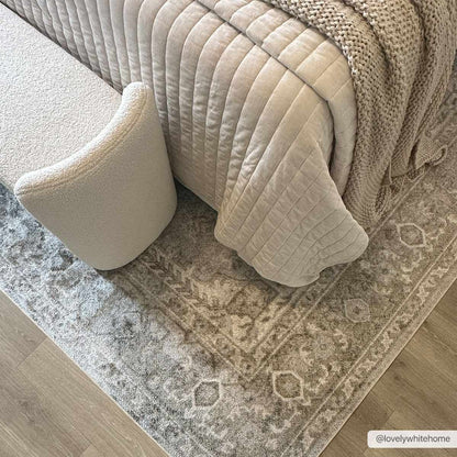 Gael Design Washable Flat Pile Rug - Stylish Modern Home Decor