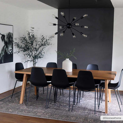 Dusty Blue Washable Rug - Soft Durable Greenpoint Collection