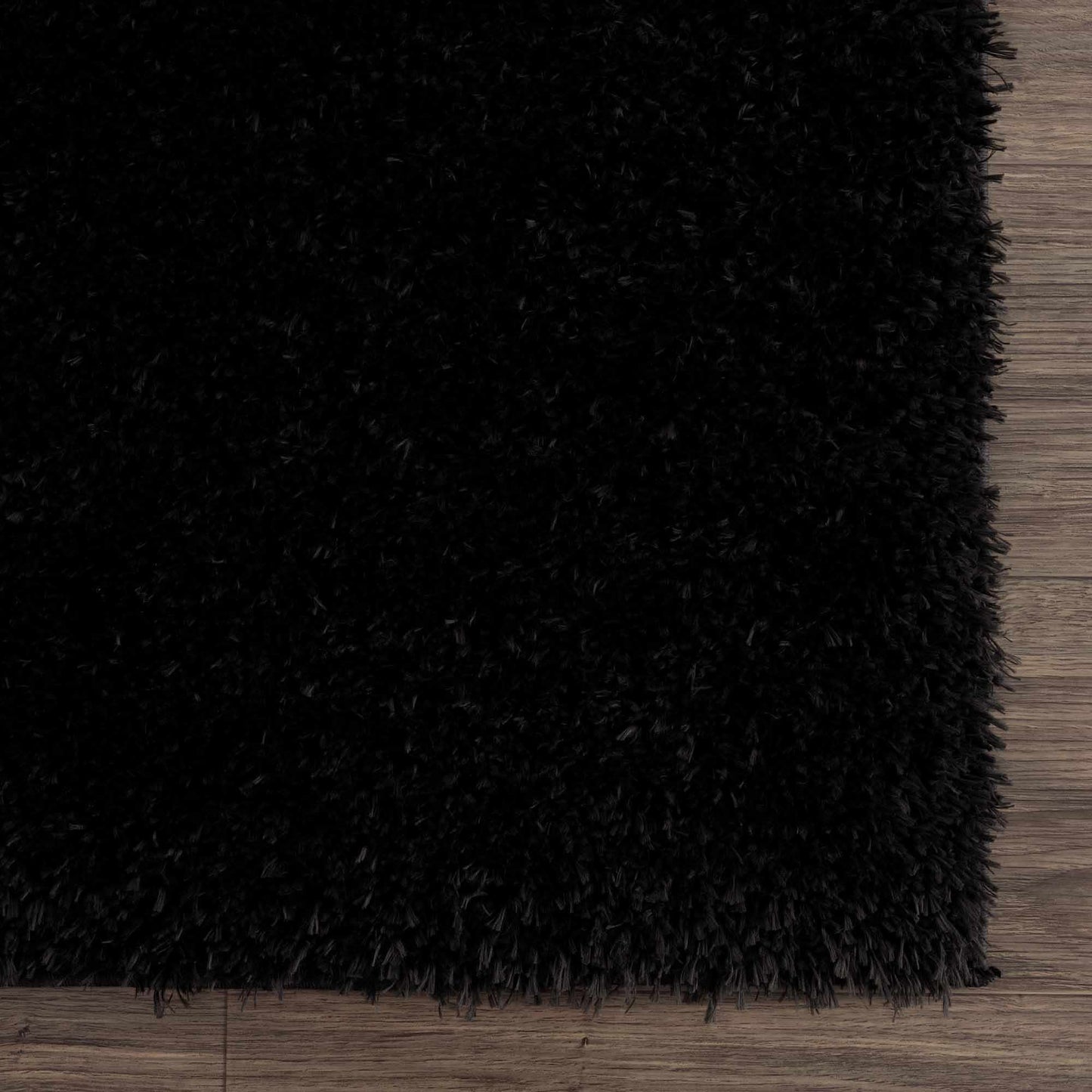 Washable Black Shag Rug - Cozy Home Decor Accent
