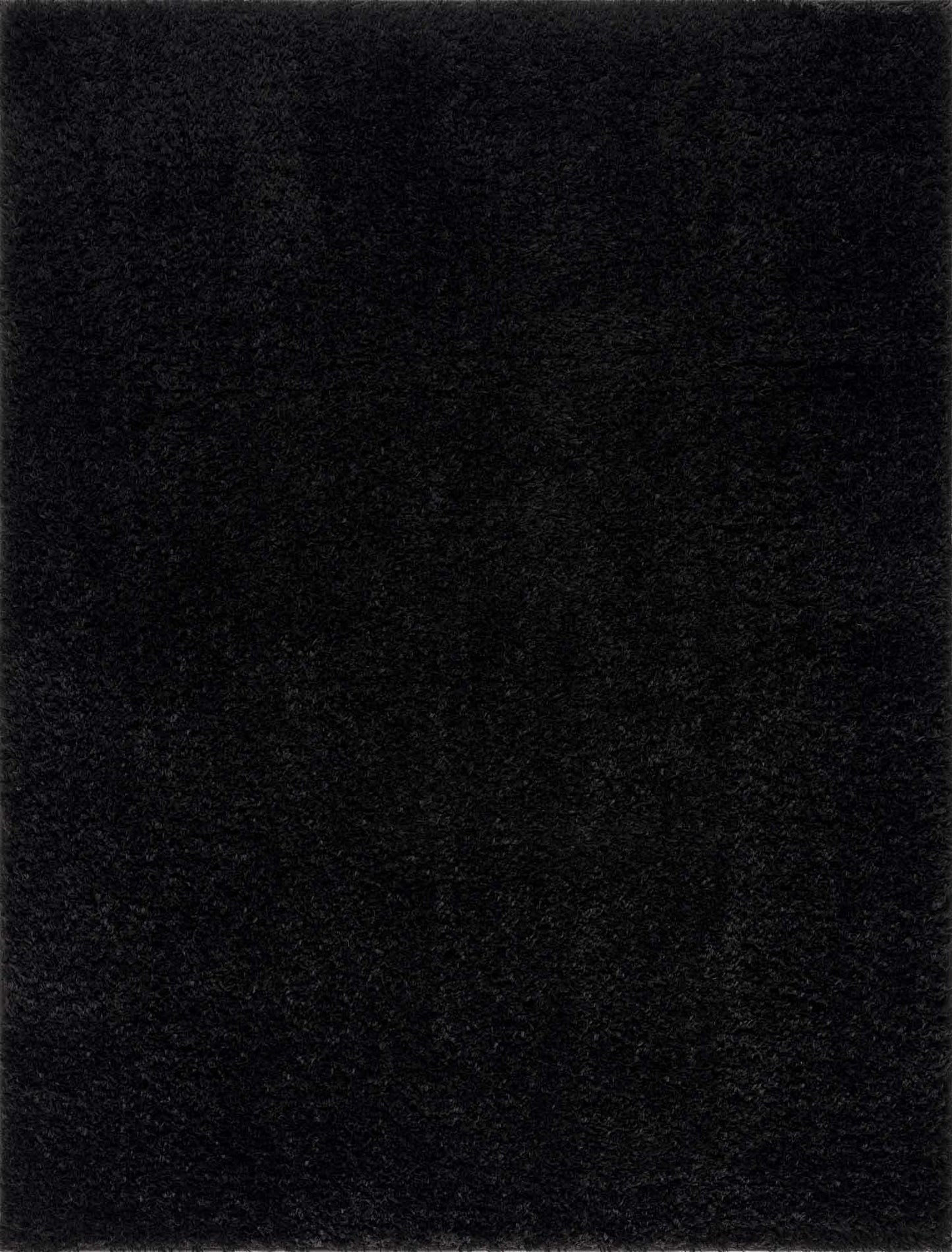 Washable Black Shag Rug - Cozy Home Decor Accent