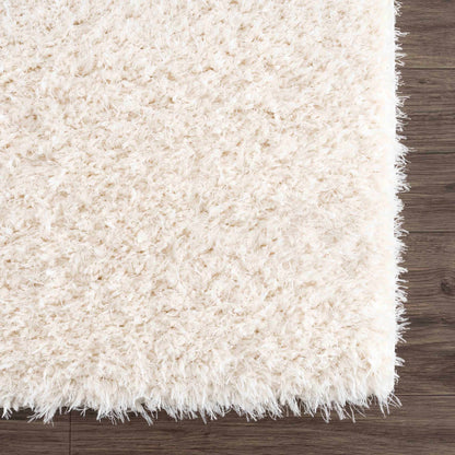 Washable Cream Shag Rug - Cozy Home Decor