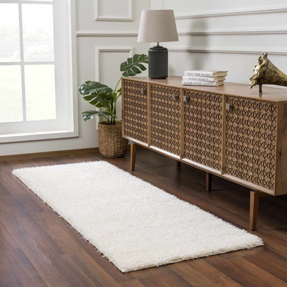 Washable Cream Shag Rug - Cozy Home Decor