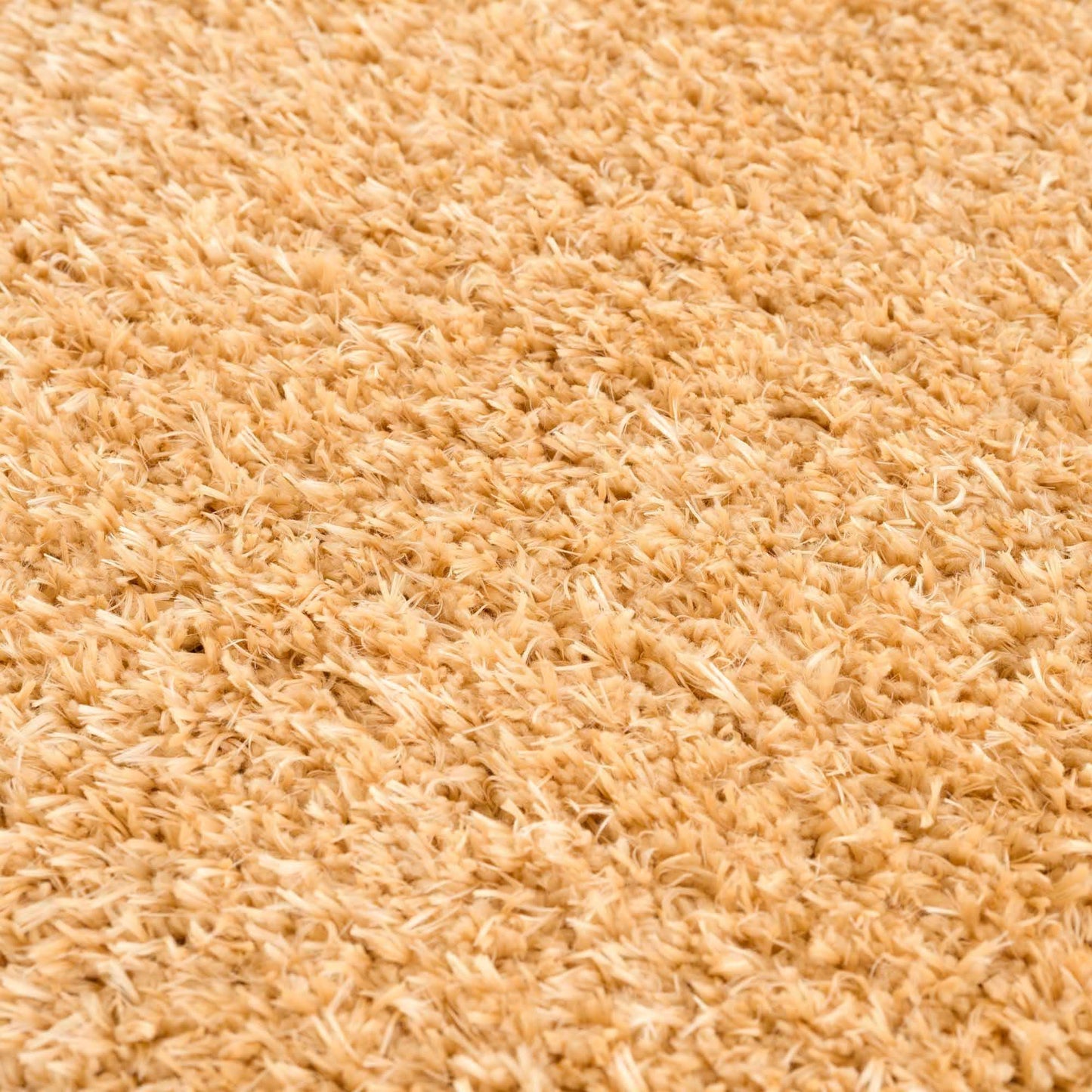 Washable Solid Gold Shag Rug - Luxurious Soft Area Rug for Any Room