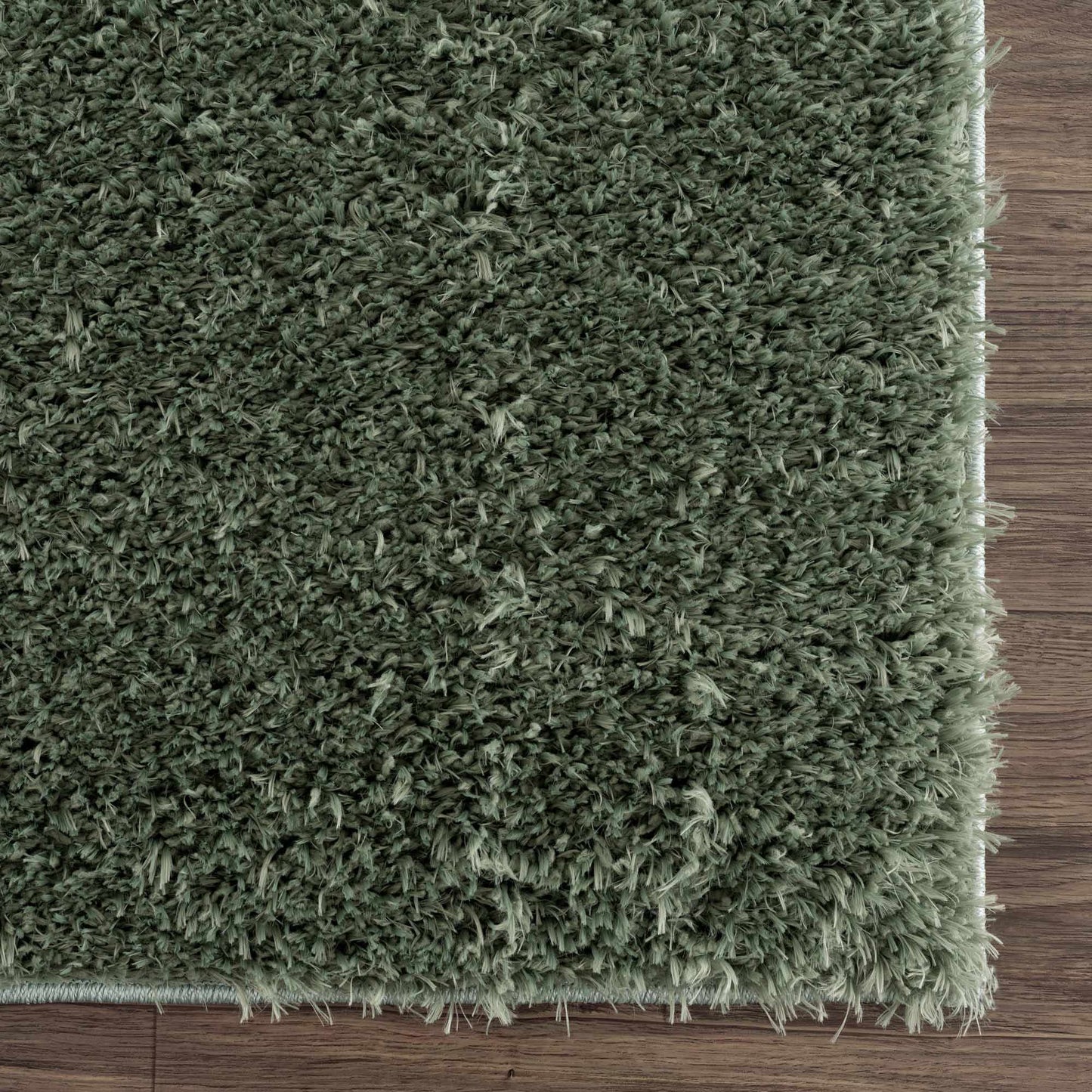 Green Shag Rug - Washable Soft Cozy Home Decor