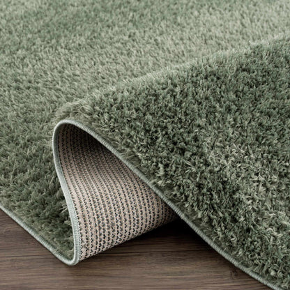 Green Shag Rug - Washable Soft Cozy Home Decor