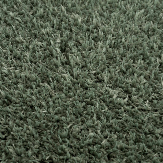 Green Shag Rug - Washable Soft Cozy Home Decor