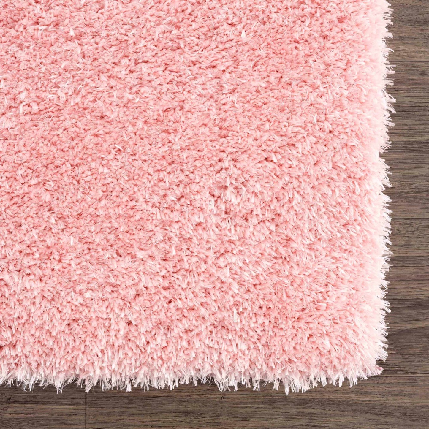 Pink Shag Rug - Washable Soft Cozy Home Decor