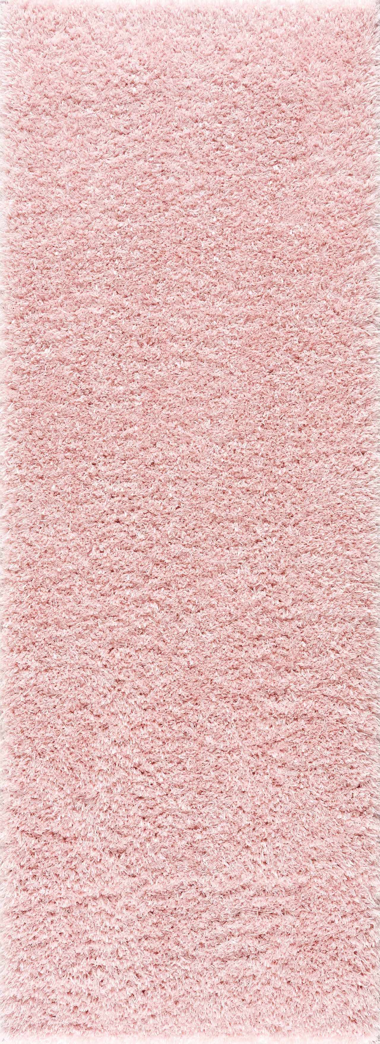 Pink Shag Rug - Washable Soft Cozy Home Decor