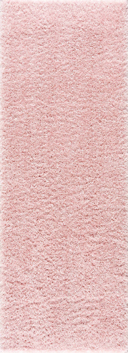 Pink Shag Rug - Washable Soft Cozy Home Decor