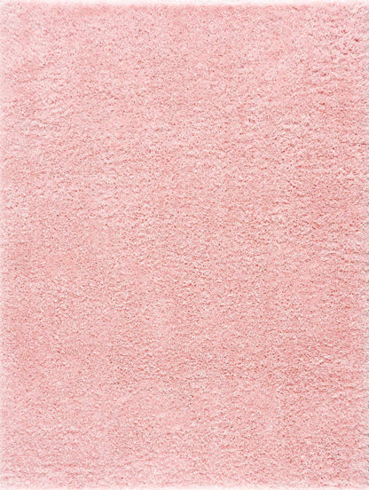 Pink Shag Rug - Washable Soft Cozy Home Decor