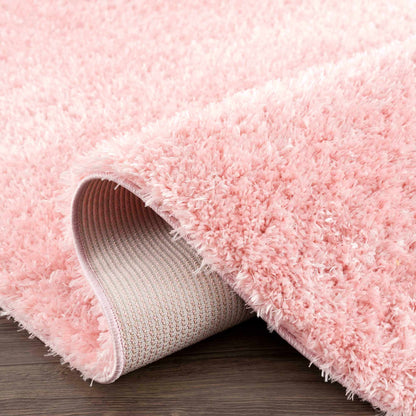 Pink Shag Rug - Washable Soft Cozy Home Decor