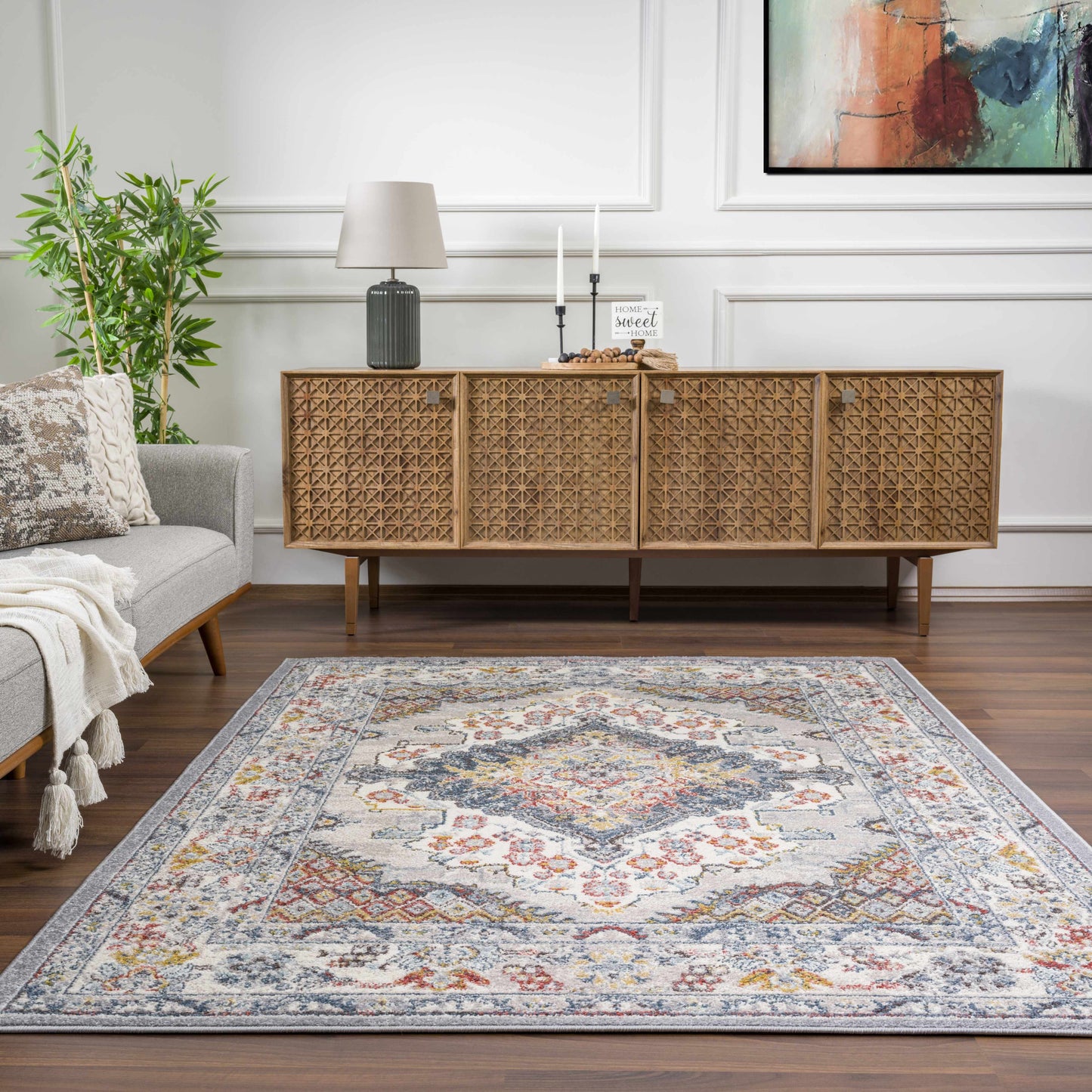 Modern Area Rug - Soft Durable Home Décor