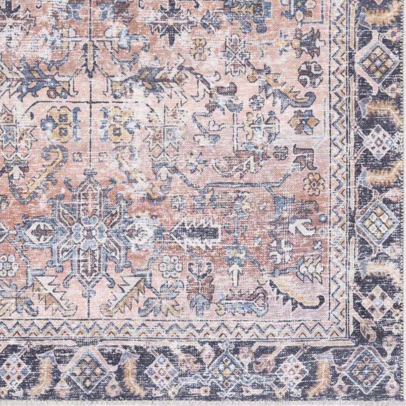 Washable Peach Area Rug - Holi-2305 Stylish Home Décor