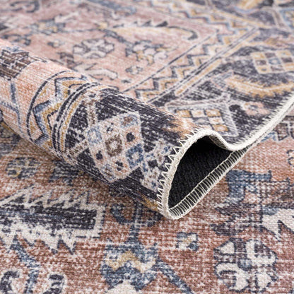 Washable Peach Area Rug - Holi-2305 Stylish Home Décor