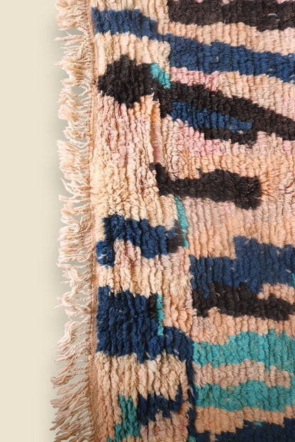 Hafna Berber Moroccan Rug – Abstract Wool Art