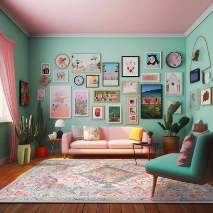 Modern Area Rug - Soft Durable Home Décor