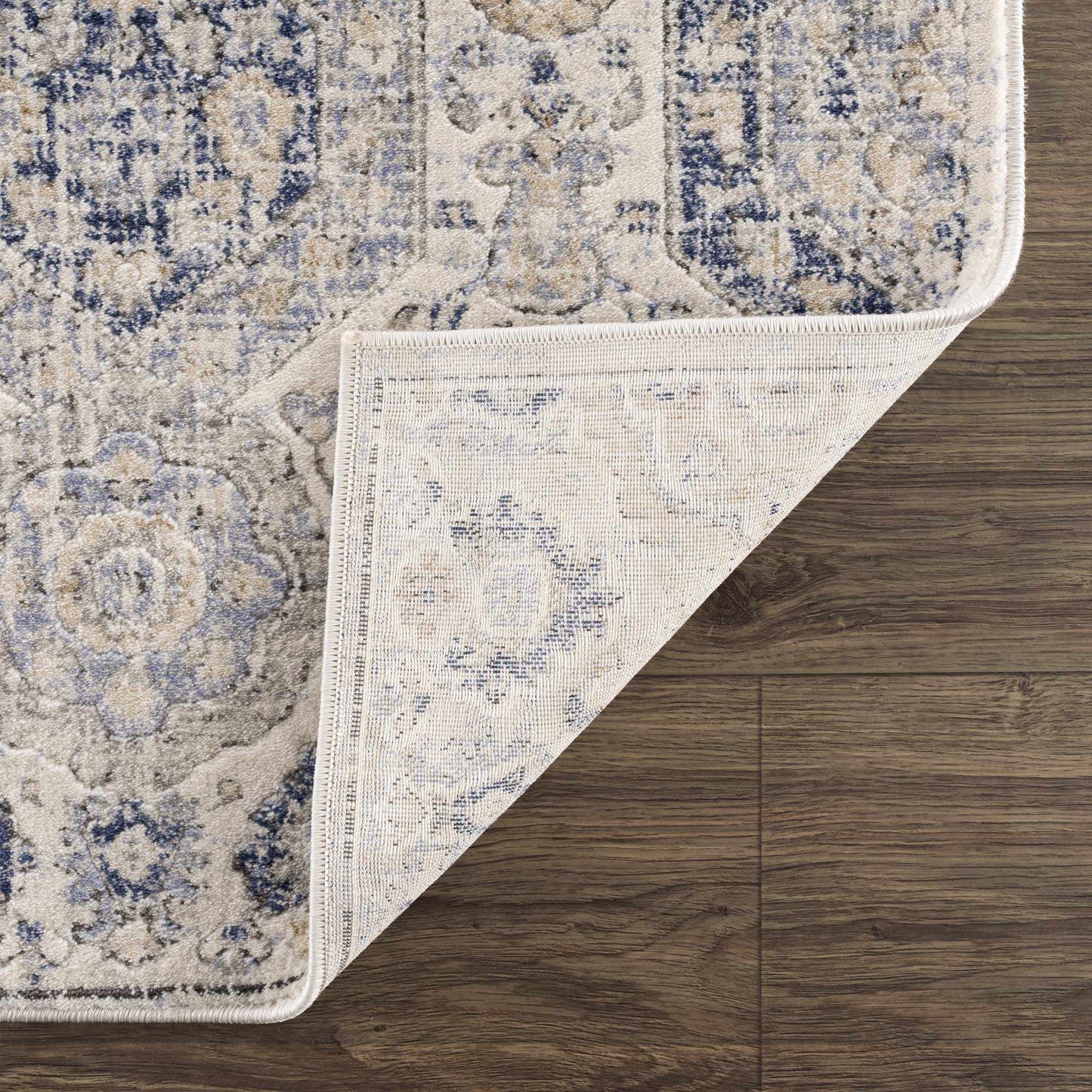 Parkerfield Cream Blue Area Rug - Stylish Home Decor for Any Room