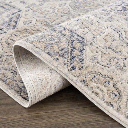 Parkerfield Cream Blue Area Rug - Stylish Home Decor for Any Room