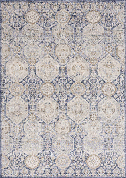 Blue Area Rug - Parkerfield Collection Soft Home Decor