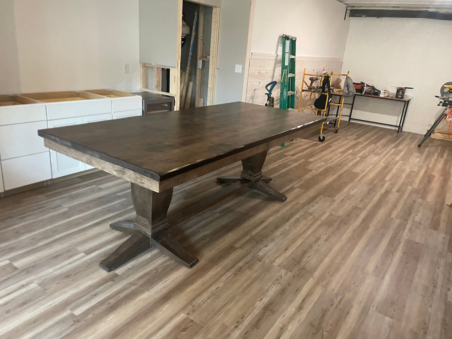 Tall style dining table
