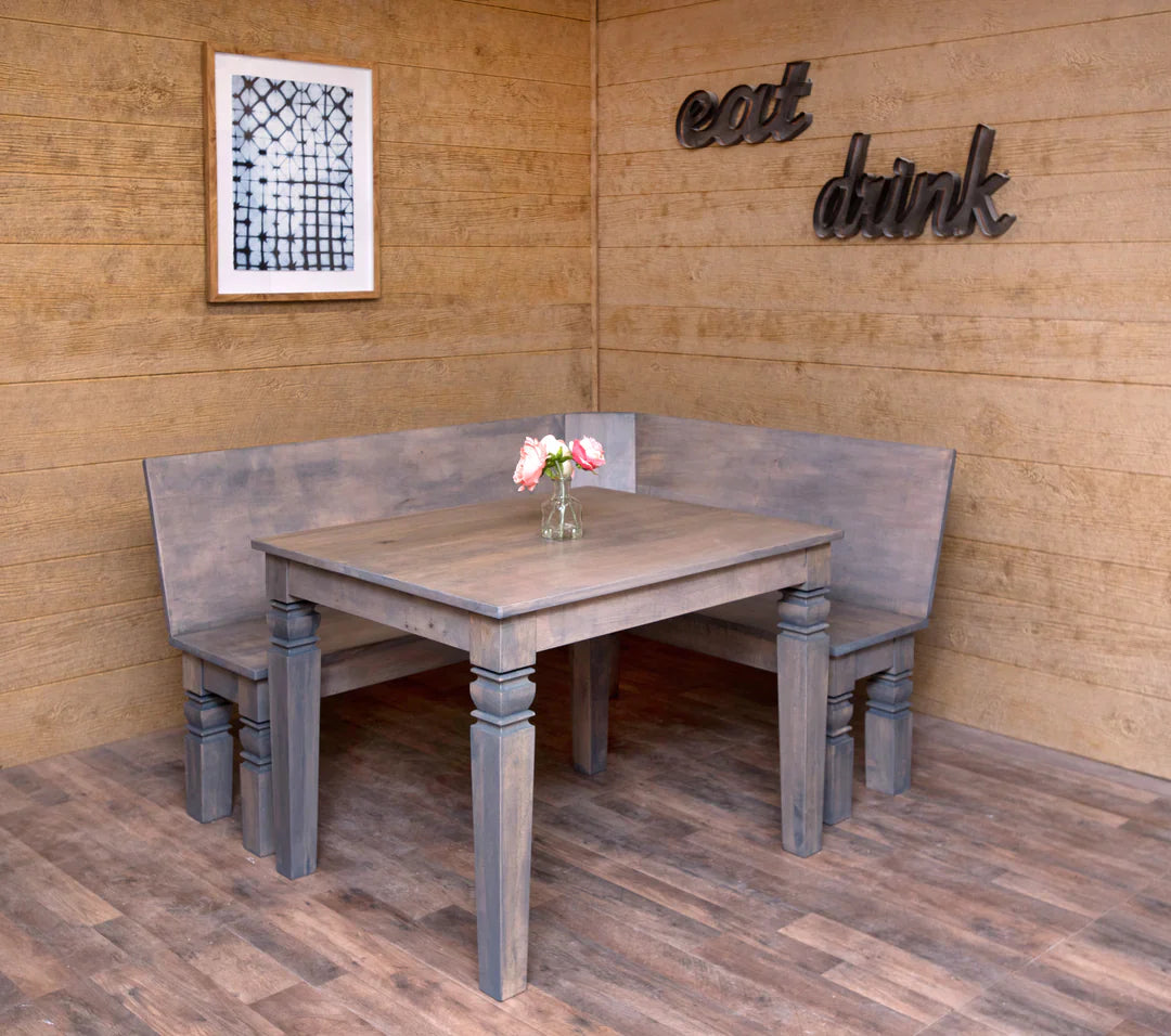 Square farmhouse dining table